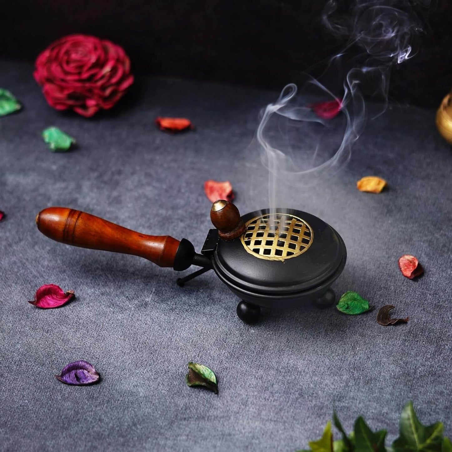 Loban Dani Metal Incense Burner