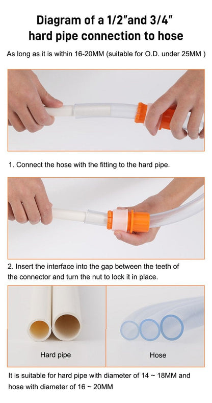 4Pcs Universal Tap Hose Connector