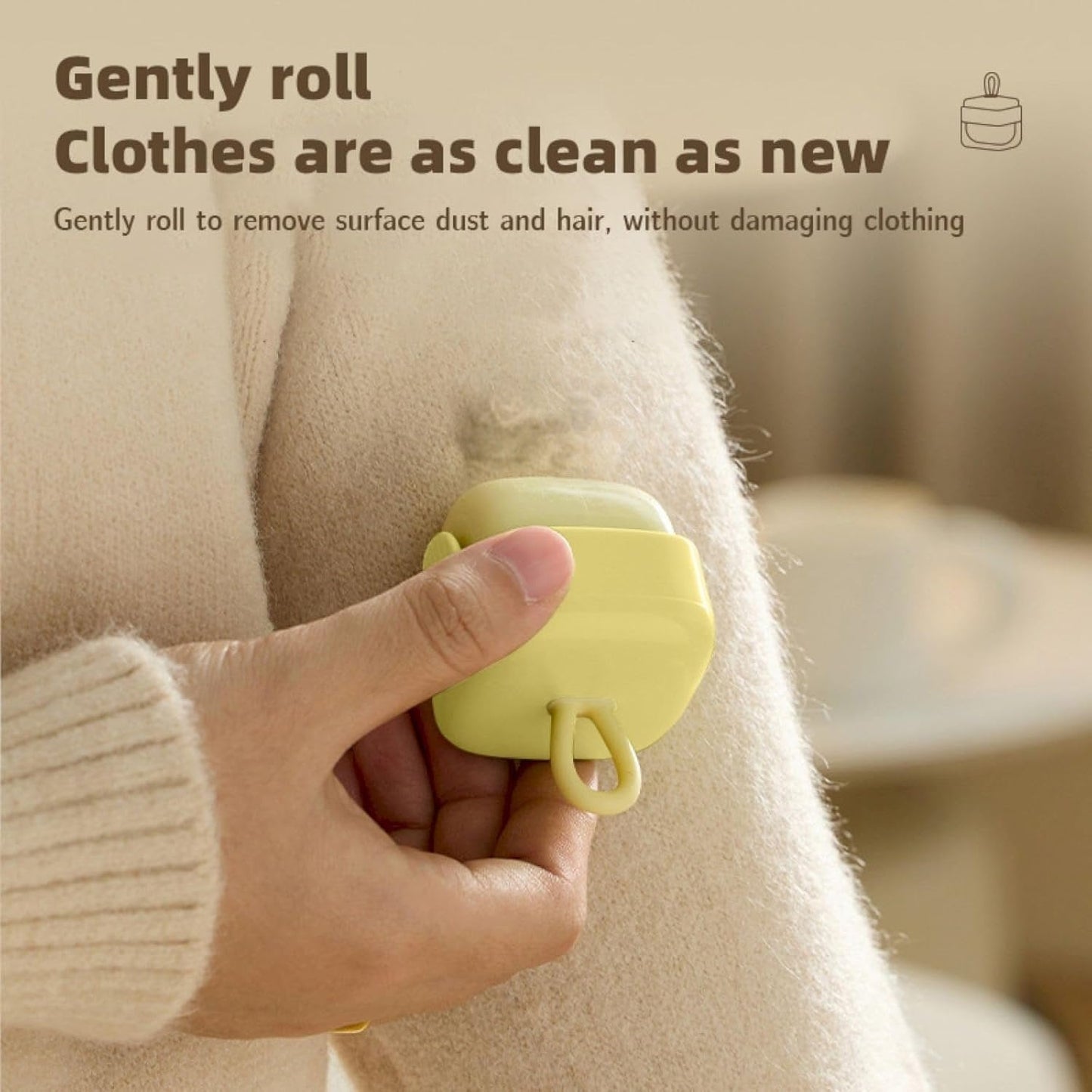 Reusable Mini Lint Roller ( Pack Of 2 )