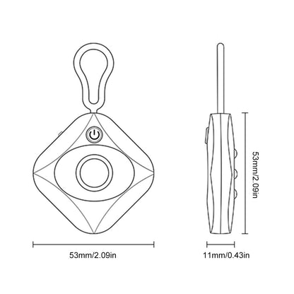 Anti Spy Hidden Camera Detector With Keychain