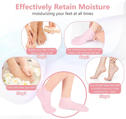 Silicone Socks for Spa and Pedicure