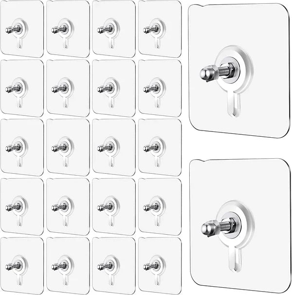 Self Adhesive Heavy Duty Hooks ( Pack Of 40 )