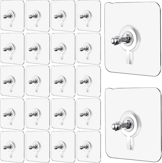 Self Adhesive Heavy Duty Hooks ( Pack Of 40 )