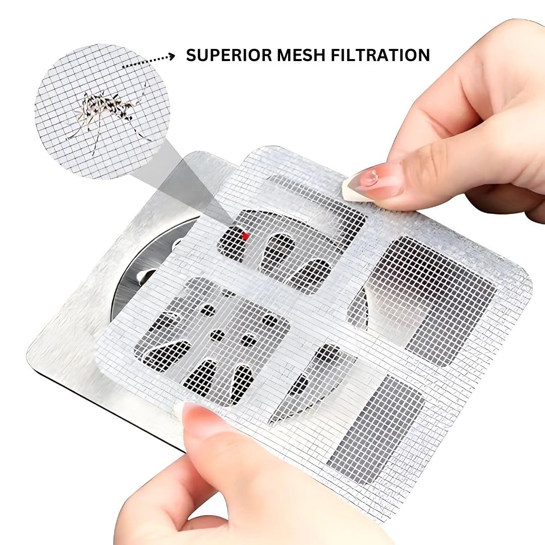 Disposable Drain Cover Stickers ( Pack of 10 Pieces )