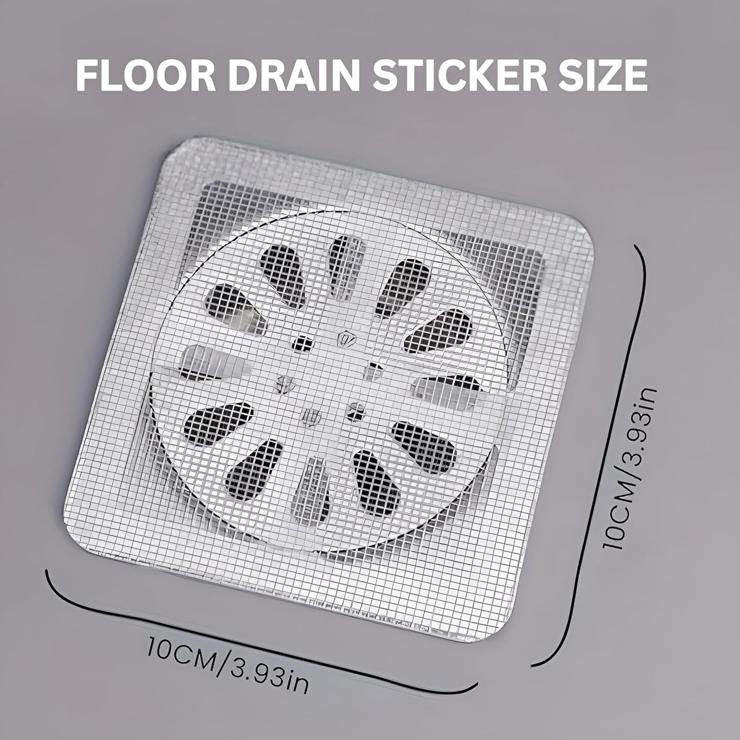 Disposable Drain Cover Stickers ( Pack of 10 Pieces )