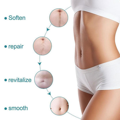 Soft Silicone Scar Tape for Scars Removal, Reusable Easy-Tear Silicone Tape Painless Scar Removal for Surgery, C-section
