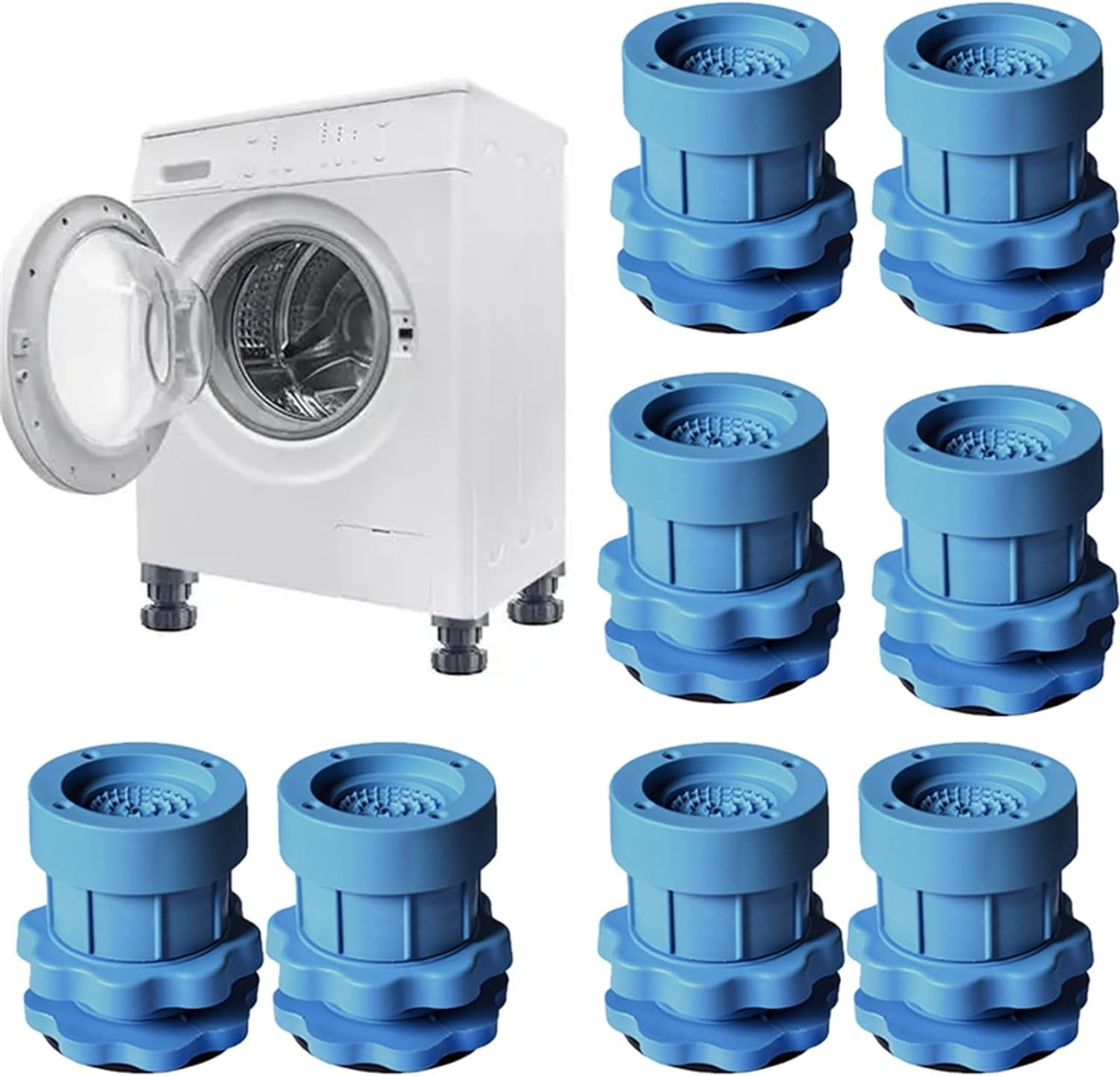 Washing Machine Adjustable Height Footpads ( Pack Of 4 )