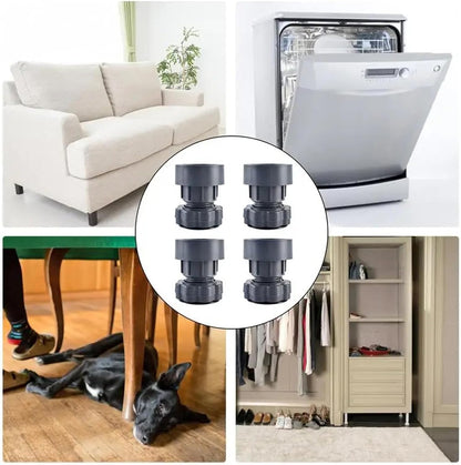 Washing Machine Adjustable Height Footpads ( Pack Of 4 )