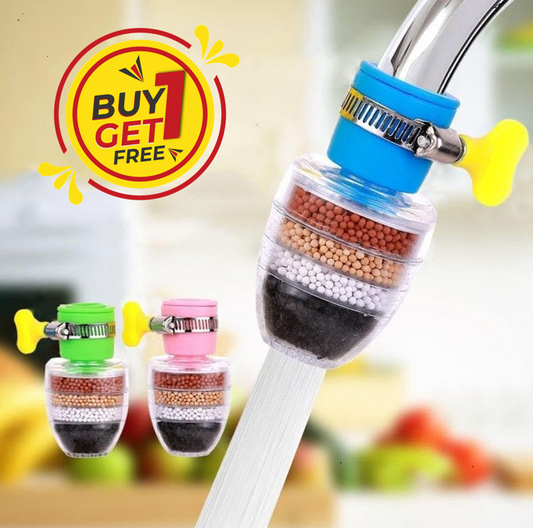 Carbon-Clean™ - Multi-Layer Activated Charcoal Water Faucet Filter ( Buy 1 Get 1 Free )